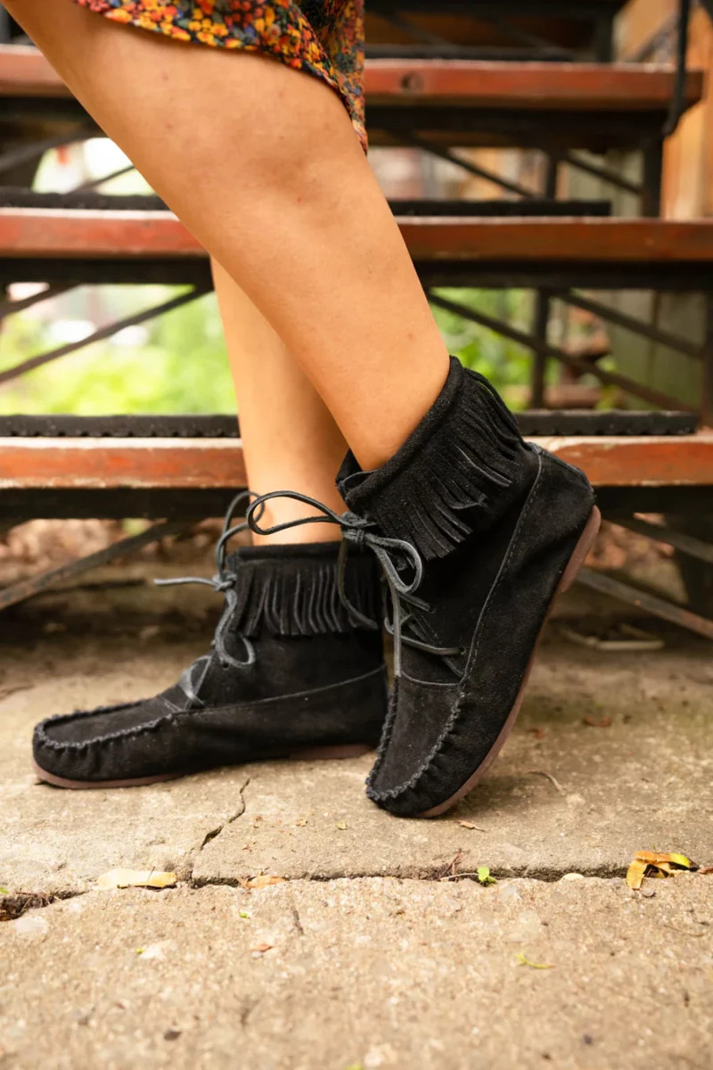 AHSONTA' (NUIT) - Bottes en cuir femme – Image 9