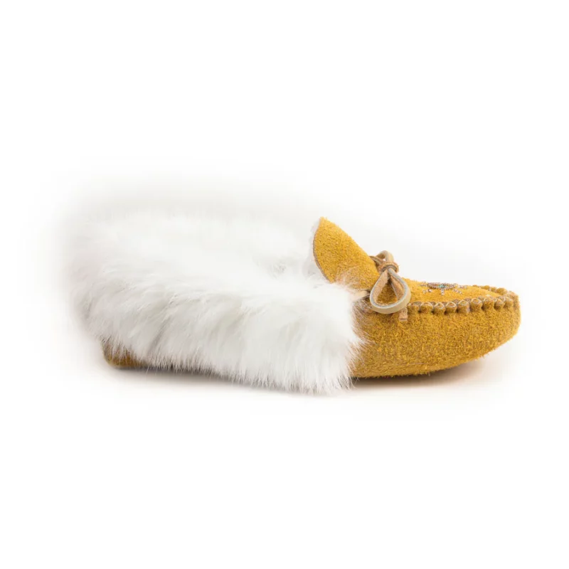 Aoskway (Orignal) en fourrure lapin - Mocassin en cuir femme – Image 6