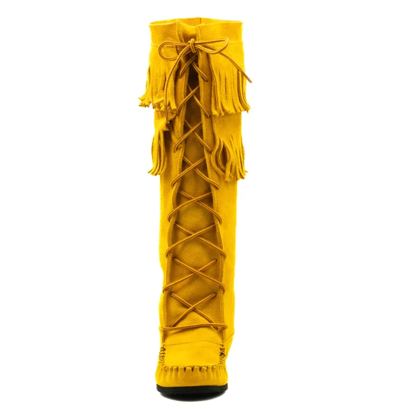 O'nonhta' (Jambe) - Bottes hautes en cuir femme – Image 4