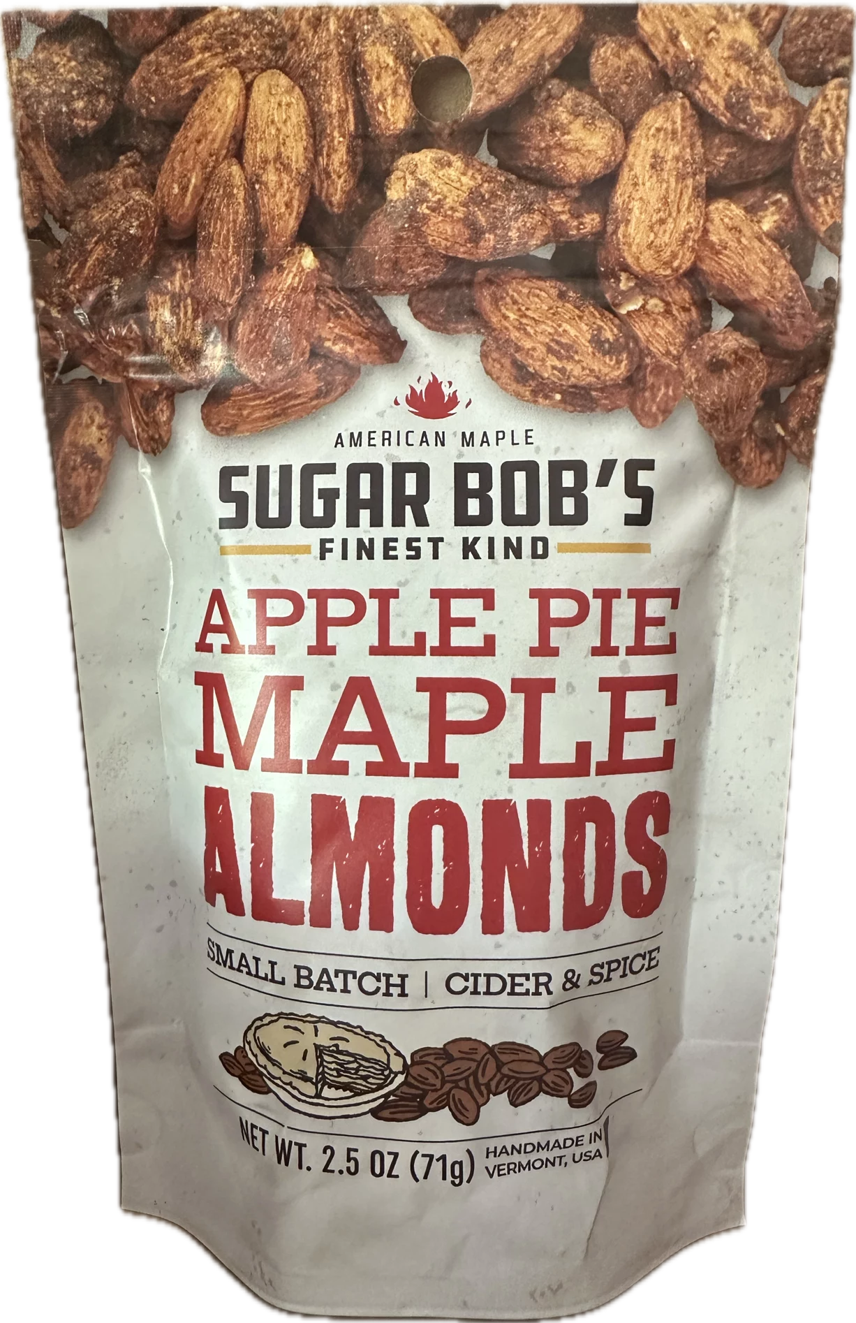 Amandes grillées au sucre d’érable, cidre de pomme et épices